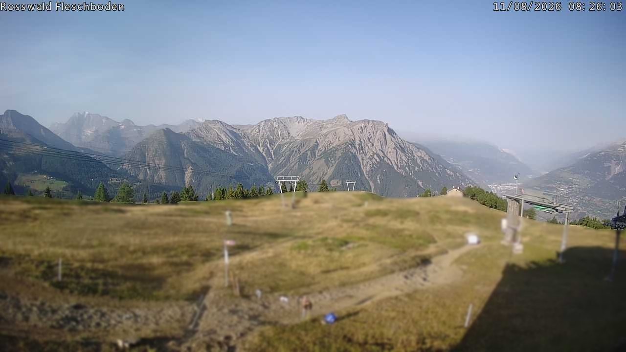 Archiv Foto Webcam Rosswald - Fleschboden