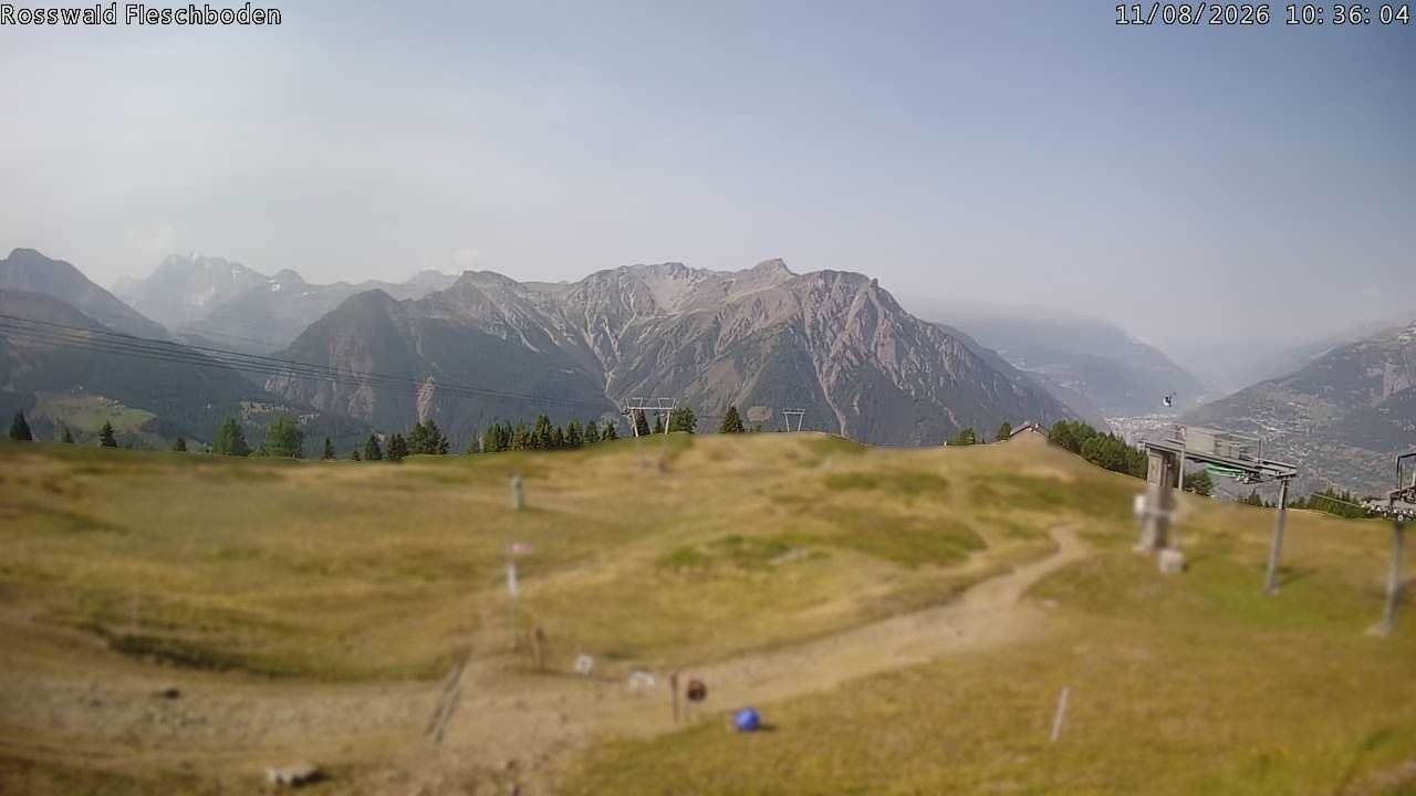 Archiv Foto Webcam Rosswald - Fleschboden