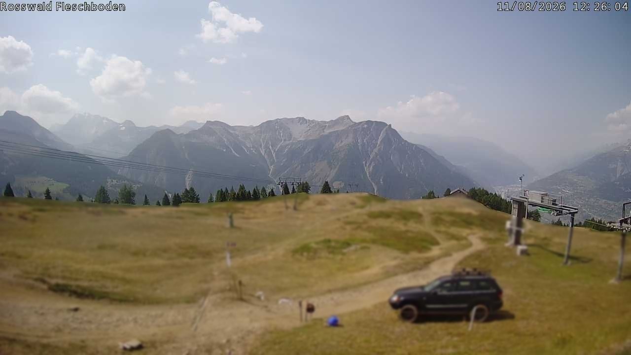 Archiv Foto Webcam Rosswald - Fleschboden