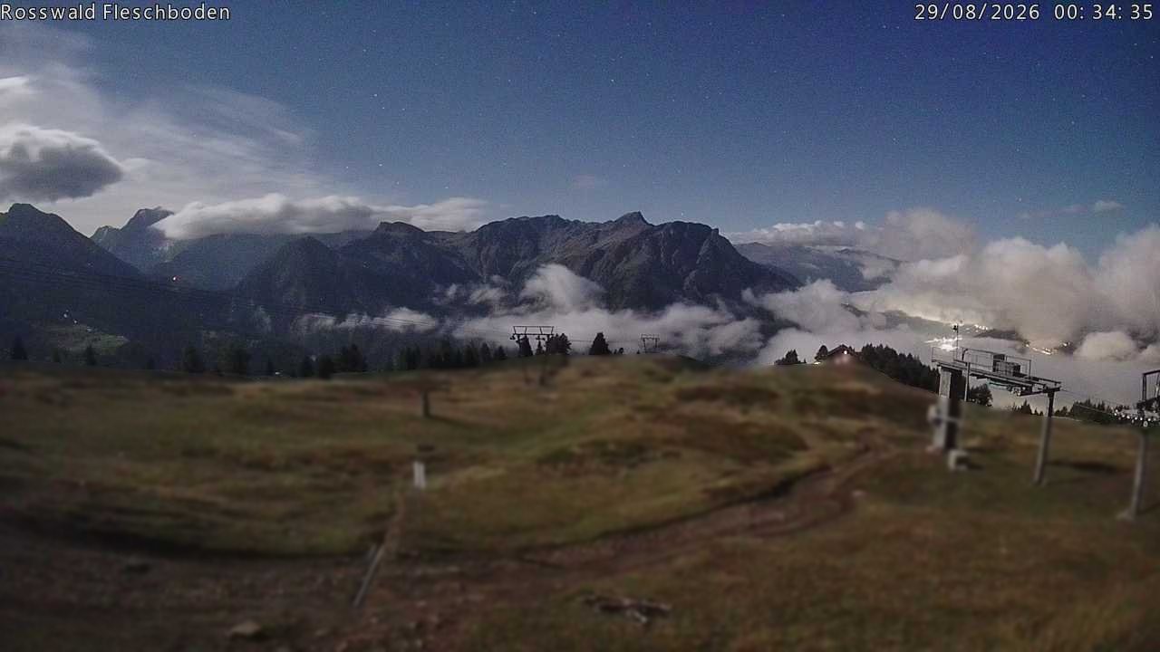 Archiv Foto Webcam Rosswald - Fleschboden