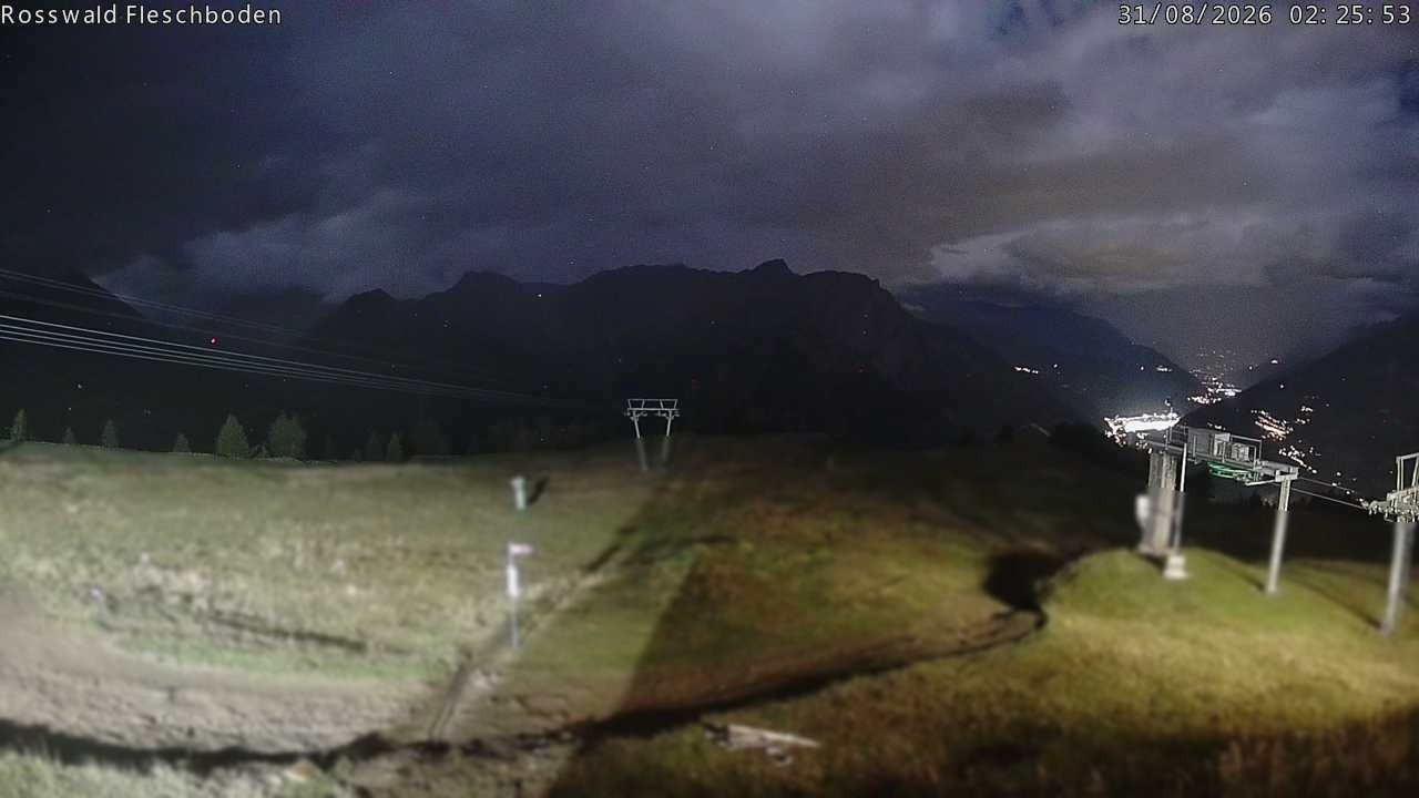 Archiv Foto Webcam Rosswald - Fleschboden