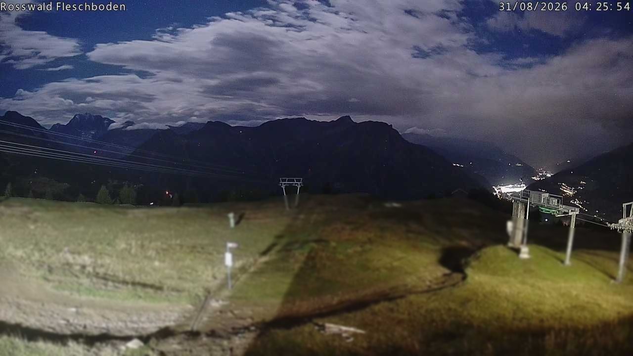 Archiv Foto Webcam Rosswald - Fleschboden