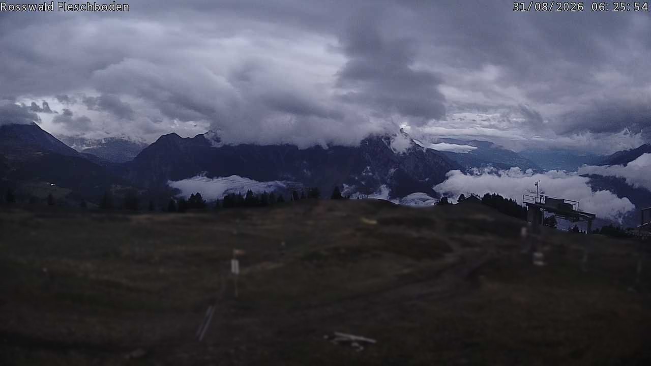 Archiv Foto Webcam Rosswald - Fleschboden