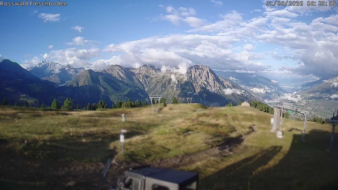 Archiv Foto Webcam Rosswald - Fleschboden