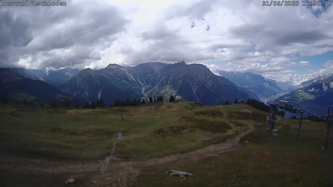 Archiv Foto Webcam Rosswald - Fleschboden