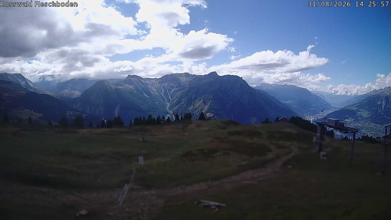 Archiv Foto Webcam Rosswald - Fleschboden