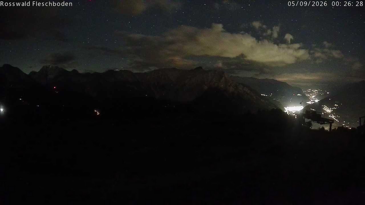 Archiv Foto Webcam Rosswald - Fleschboden