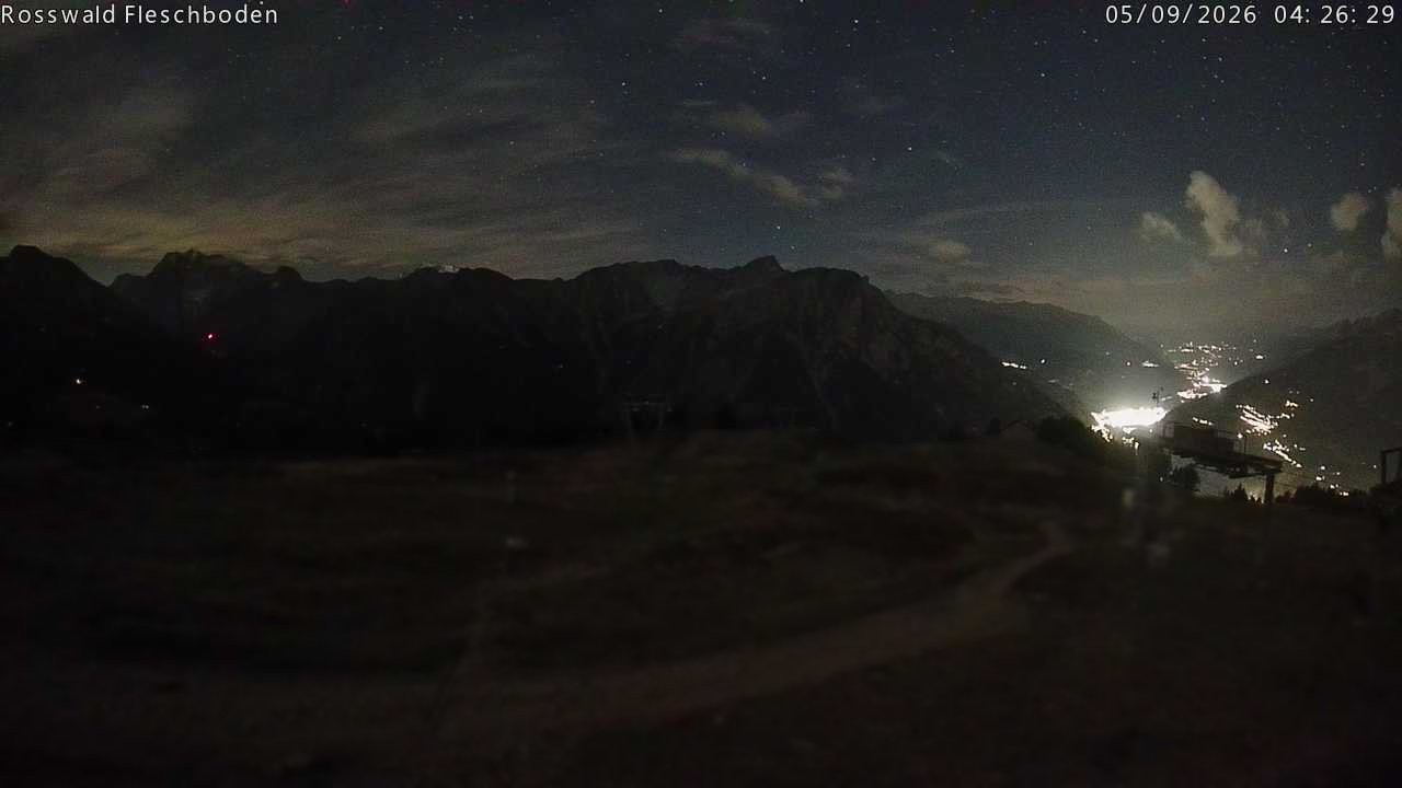 Archiv Foto Webcam Rosswald - Fleschboden