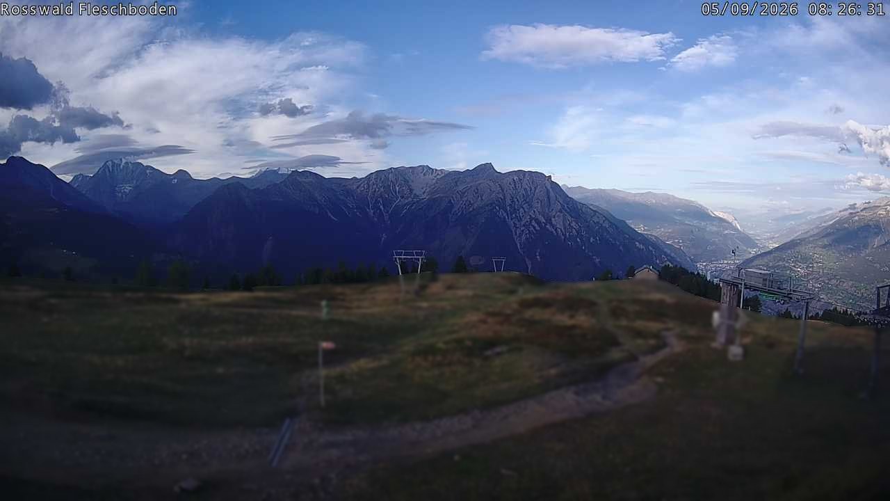 Archiv Foto Webcam Rosswald - Fleschboden