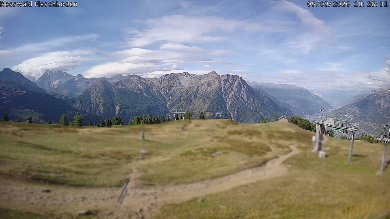 Archiv Foto Webcam Rosswald - Fleschboden