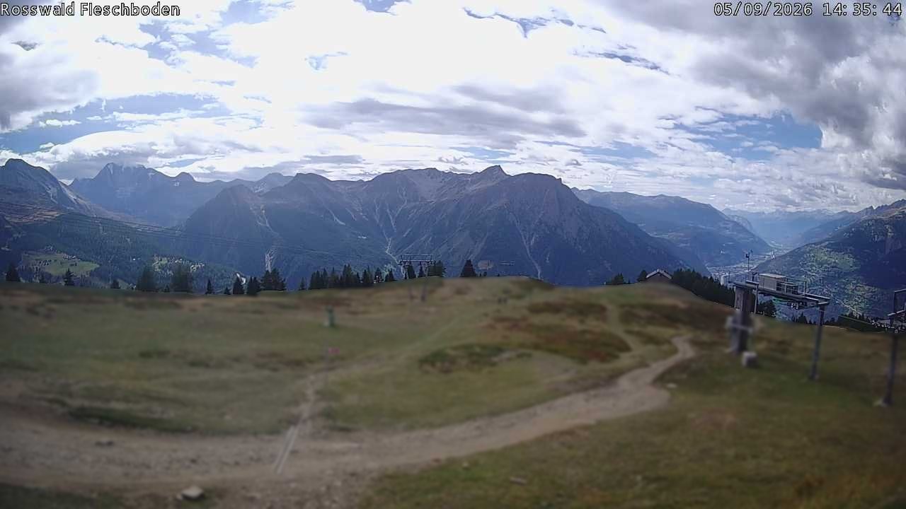 Archiv Foto Webcam Rosswald - Fleschboden