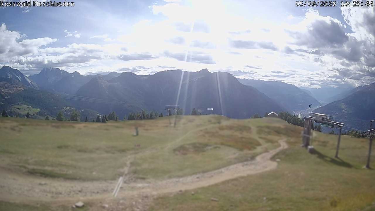 Archiv Foto Webcam Rosswald - Fleschboden