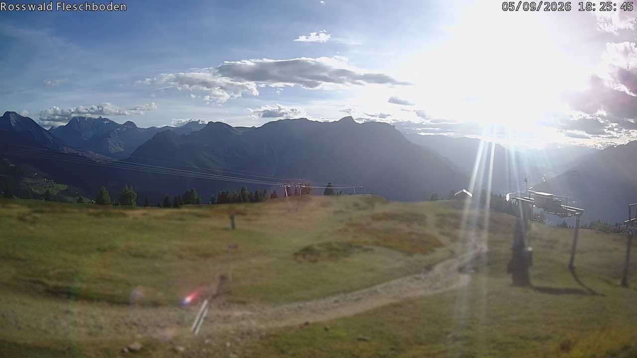 Archiv Foto Webcam Rosswald - Fleschboden