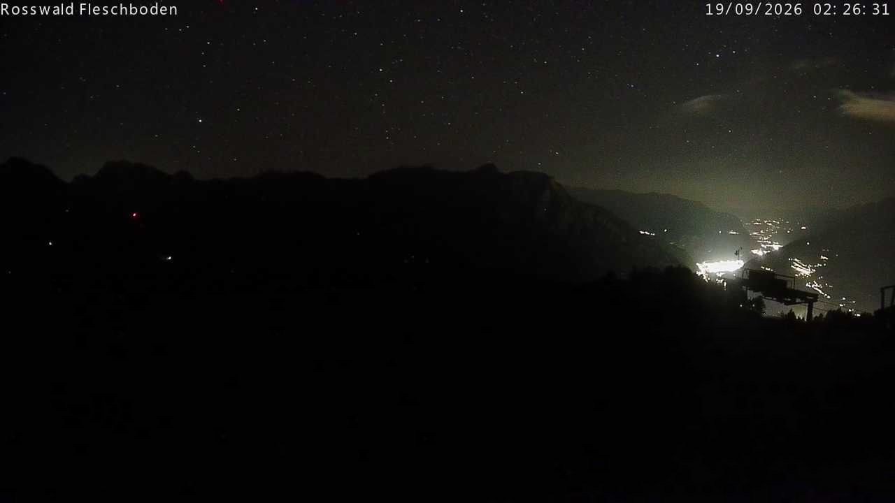 Archiv Foto Webcam Rosswald - Fleschboden