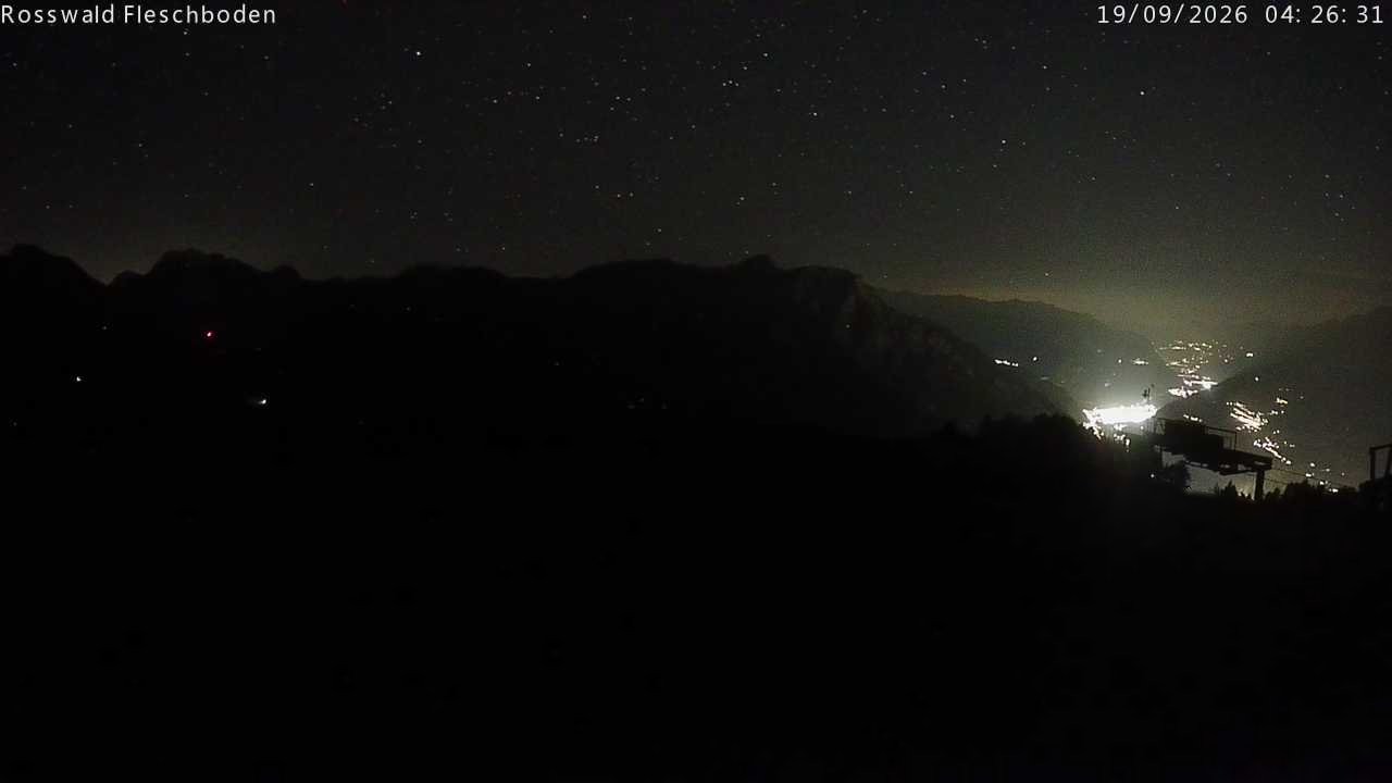 Archiv Foto Webcam Rosswald - Fleschboden