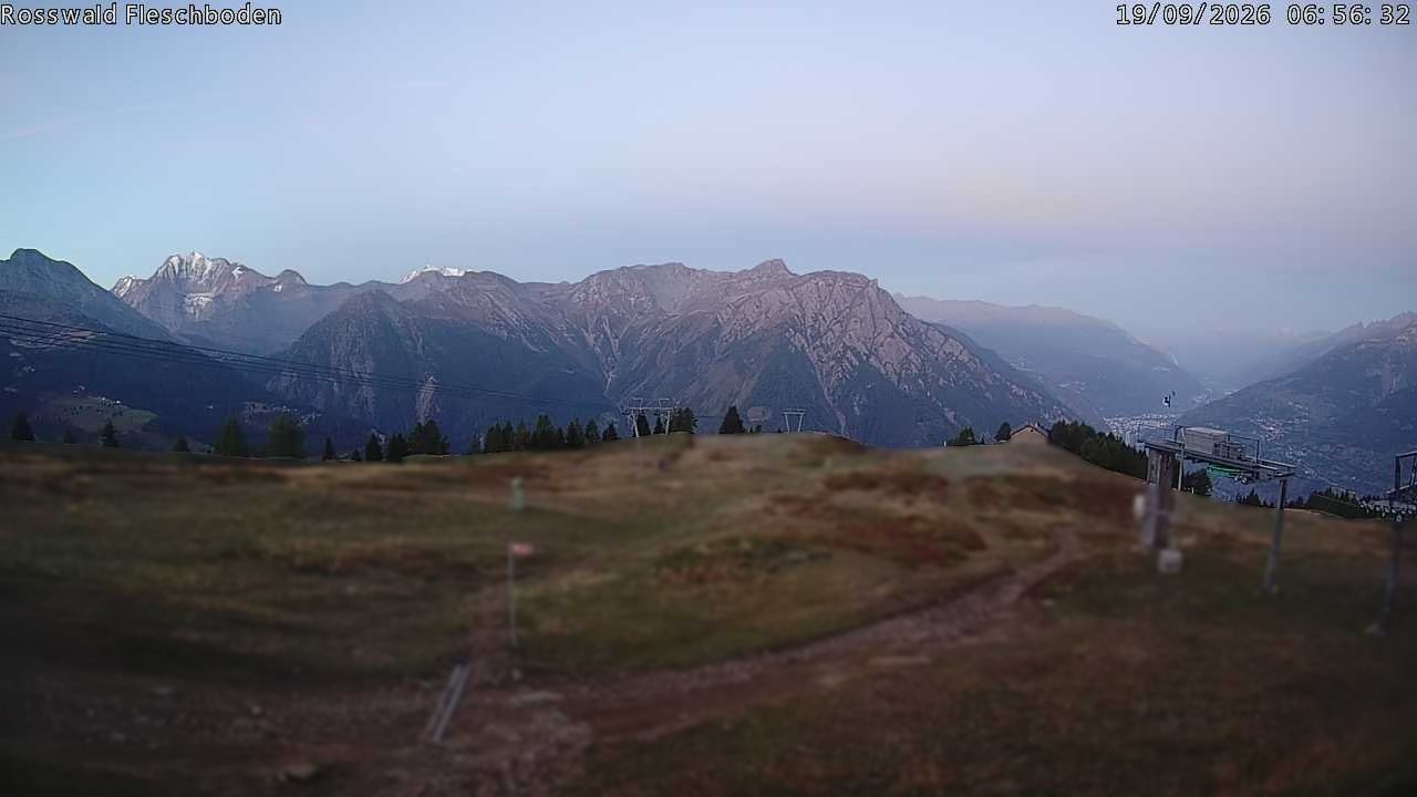 Archiv Foto Webcam Rosswald - Fleschboden