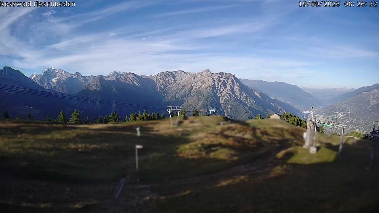 Archiv Foto Webcam Rosswald - Fleschboden