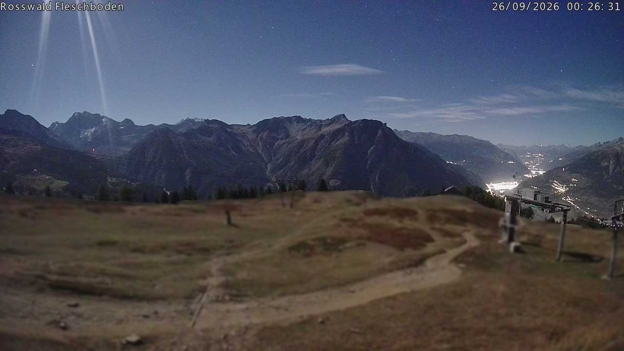 Archiv Foto Webcam Rosswald - Fleschboden