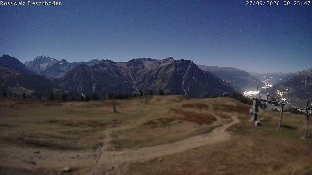 Archiv Foto Webcam Rosswald - Fleschboden
