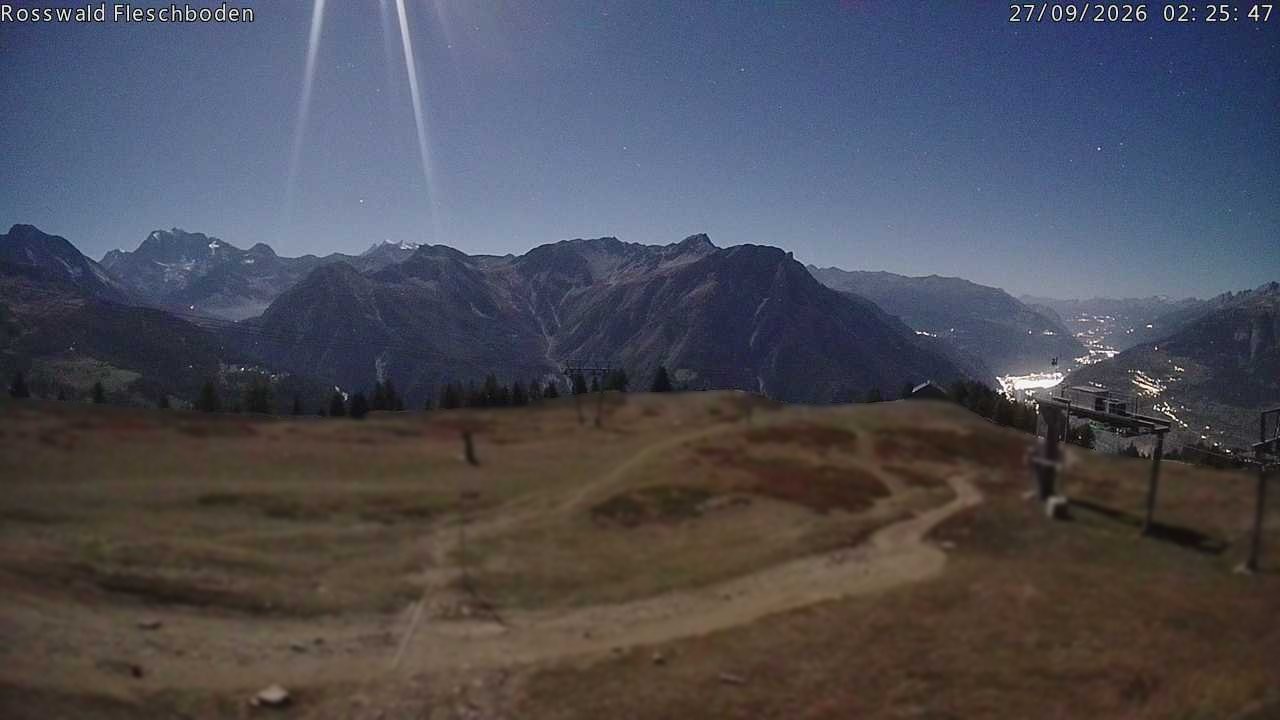 Archiv Foto Webcam Rosswald - Fleschboden