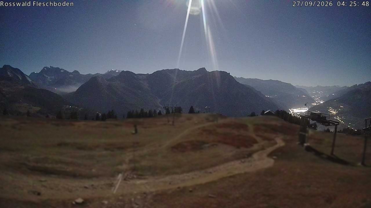 Archiv Foto Webcam Rosswald - Fleschboden