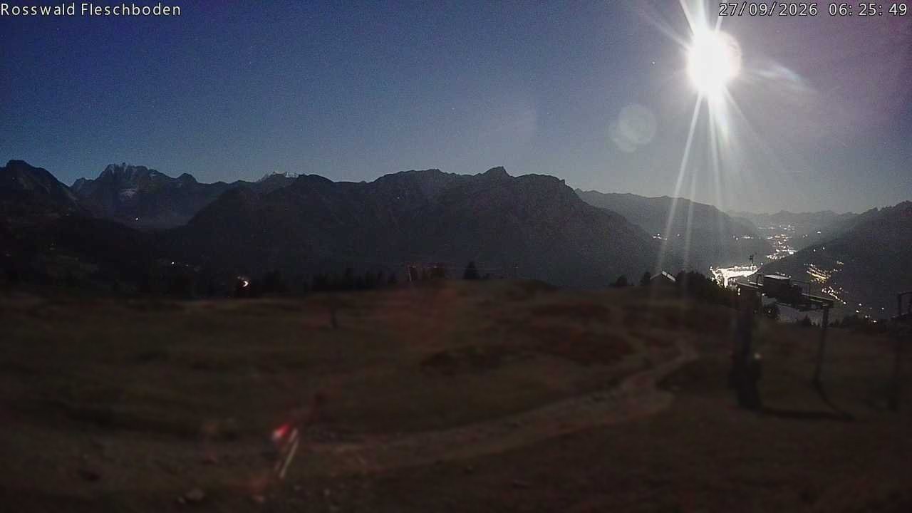 Archiv Foto Webcam Rosswald - Fleschboden