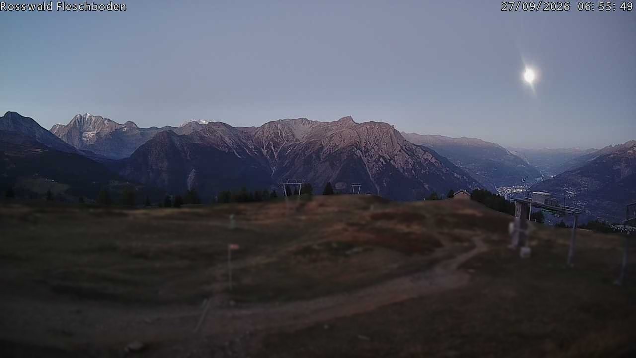 Archiv Foto Webcam Rosswald - Fleschboden