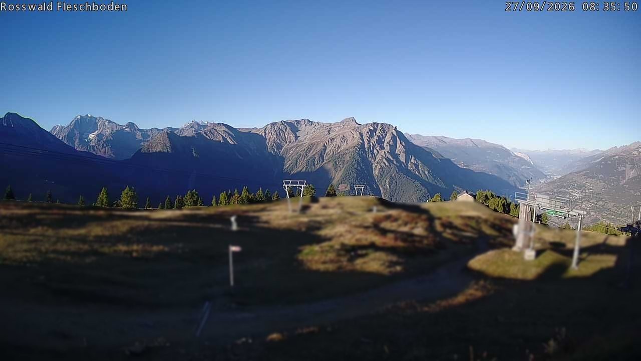 Archiv Foto Webcam Rosswald - Fleschboden