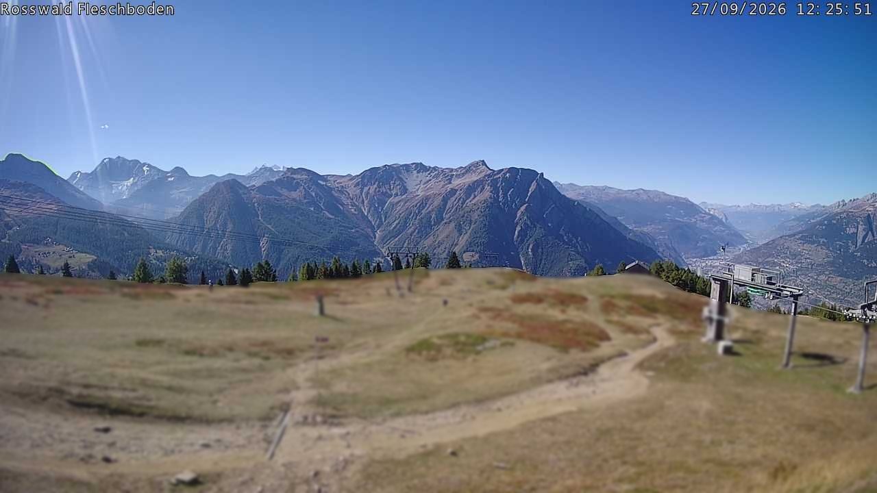 Archiv Foto Webcam Rosswald - Fleschboden