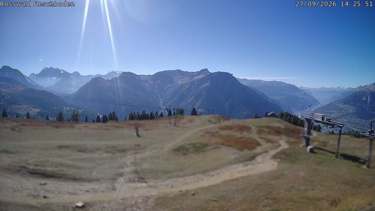 Archiv Foto Webcam Rosswald - Fleschboden