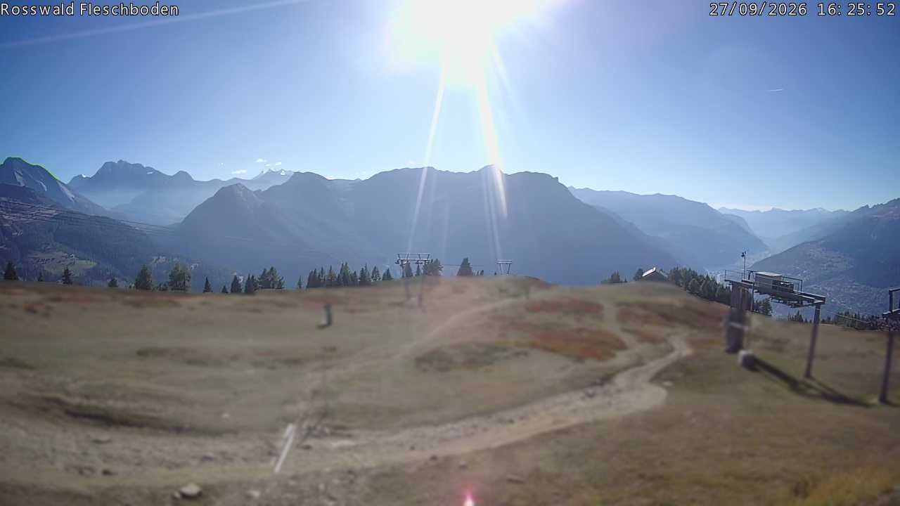 Archiv Foto Webcam Rosswald - Fleschboden
