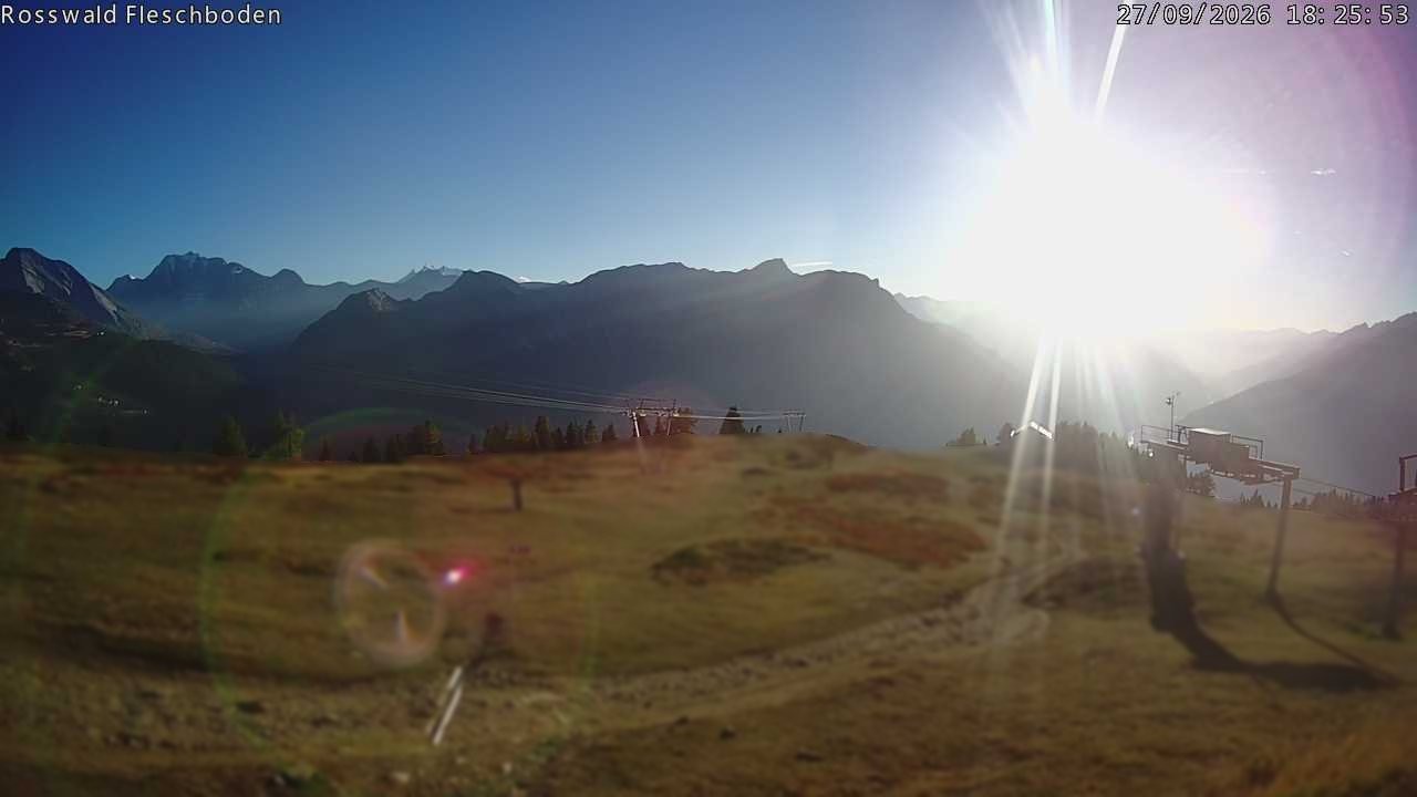 Archiv Foto Webcam Rosswald - Fleschboden