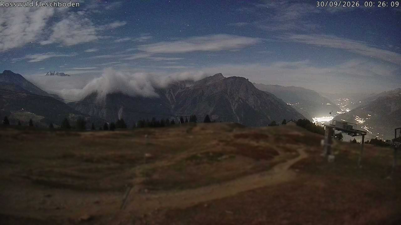 Archiv Foto Webcam Rosswald - Fleschboden