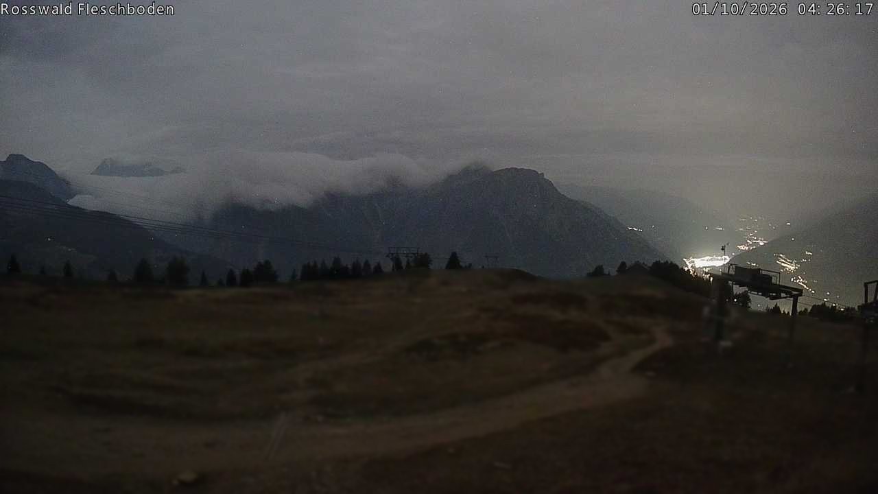 Archiv Foto Webcam Rosswald - Fleschboden