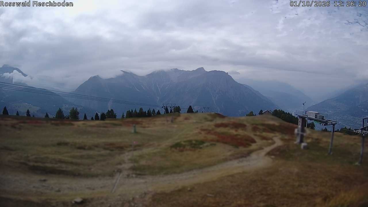 Archiv Foto Webcam Rosswald - Fleschboden