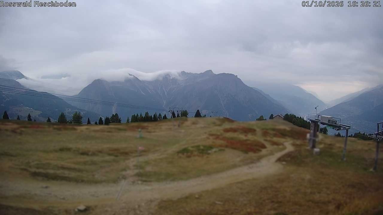 Archiv Foto Webcam Rosswald - Fleschboden