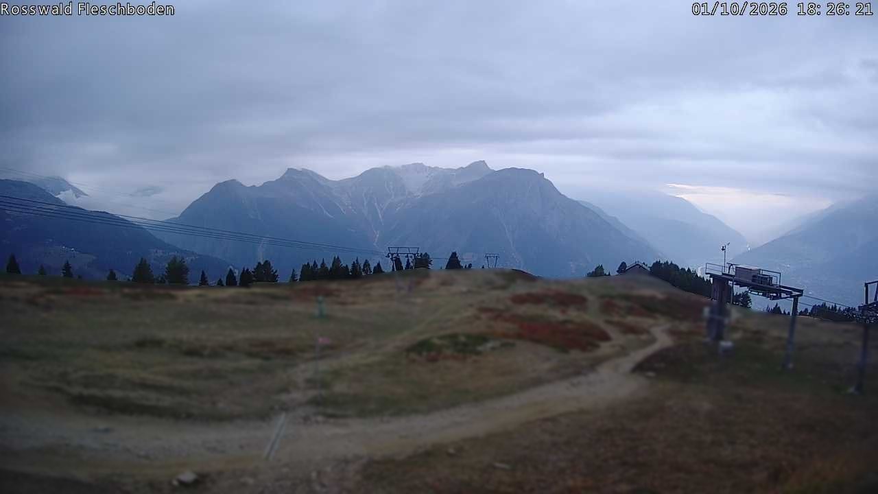 Archiv Foto Webcam Rosswald - Fleschboden
