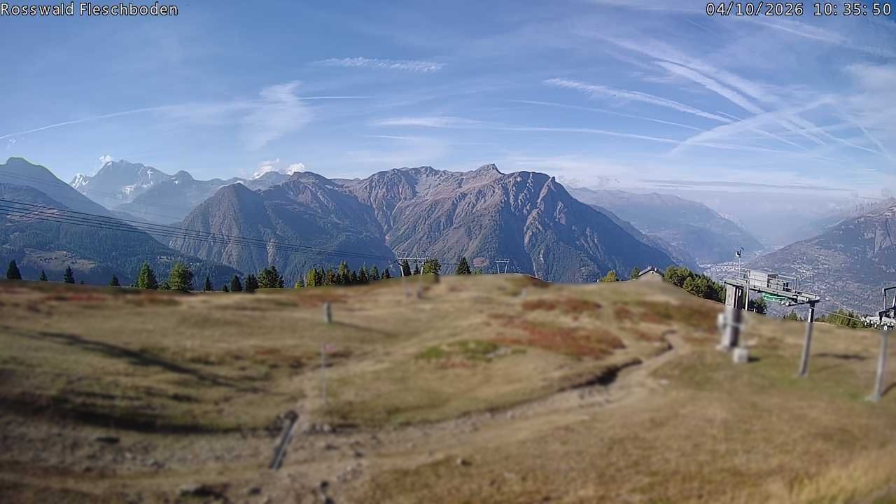 Archiv Foto Webcam Rosswald - Fleschboden