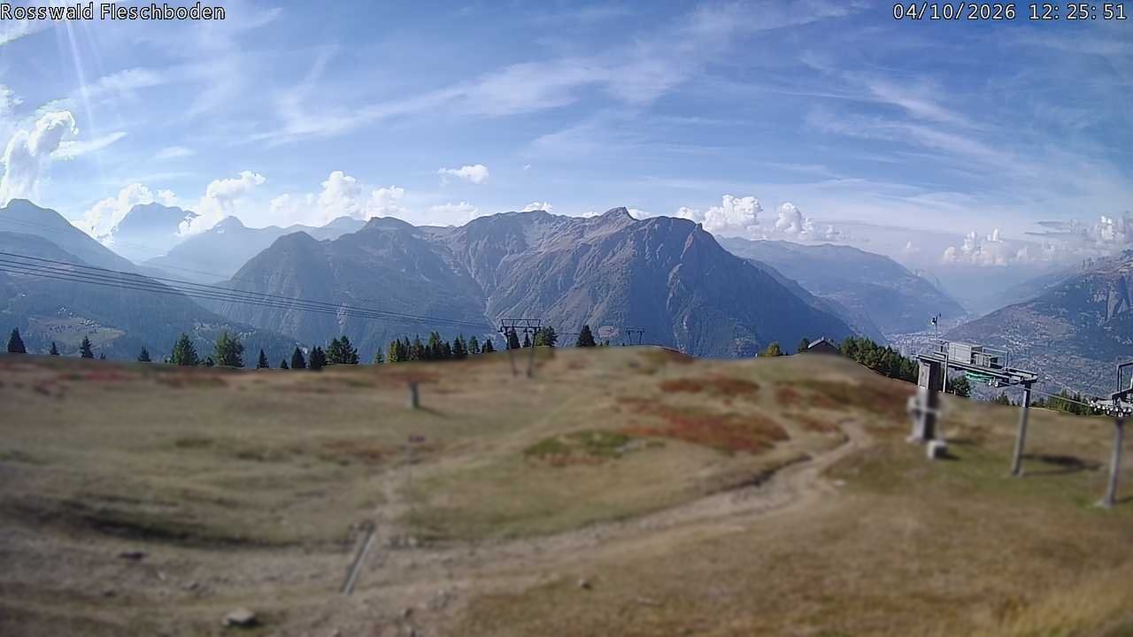 Archiv Foto Webcam Rosswald - Fleschboden