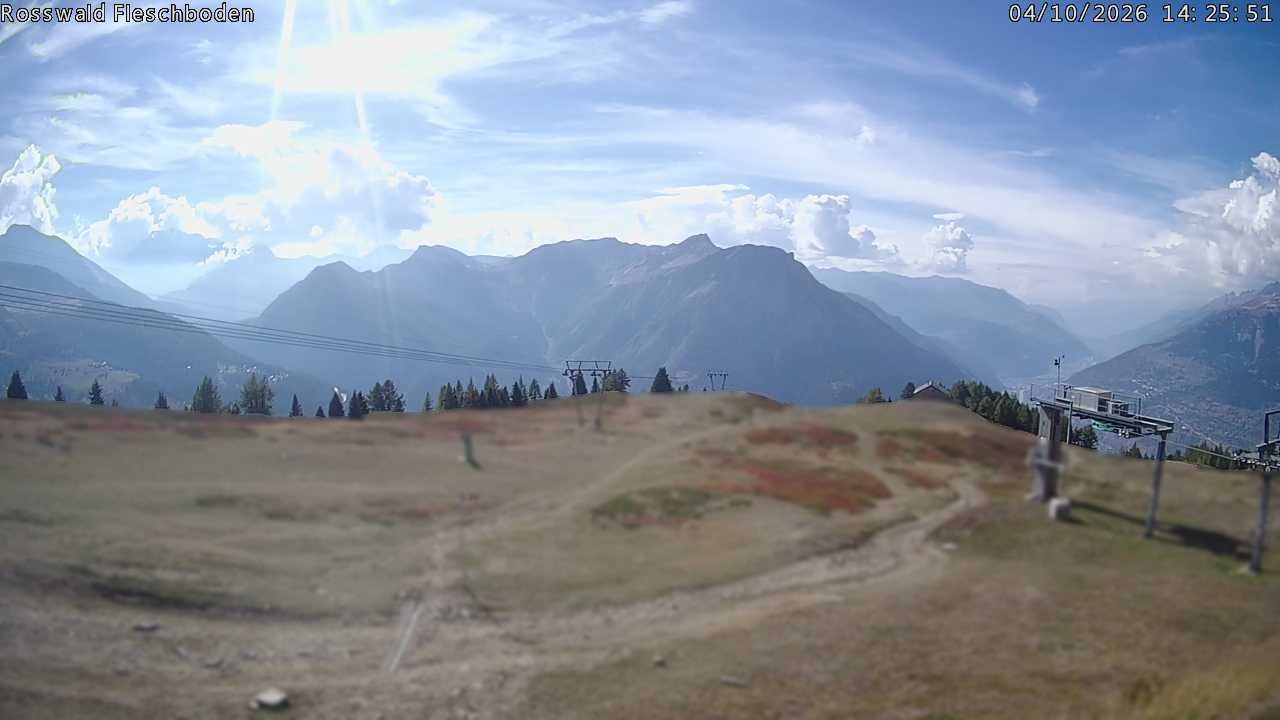 Archiv Foto Webcam Rosswald - Fleschboden