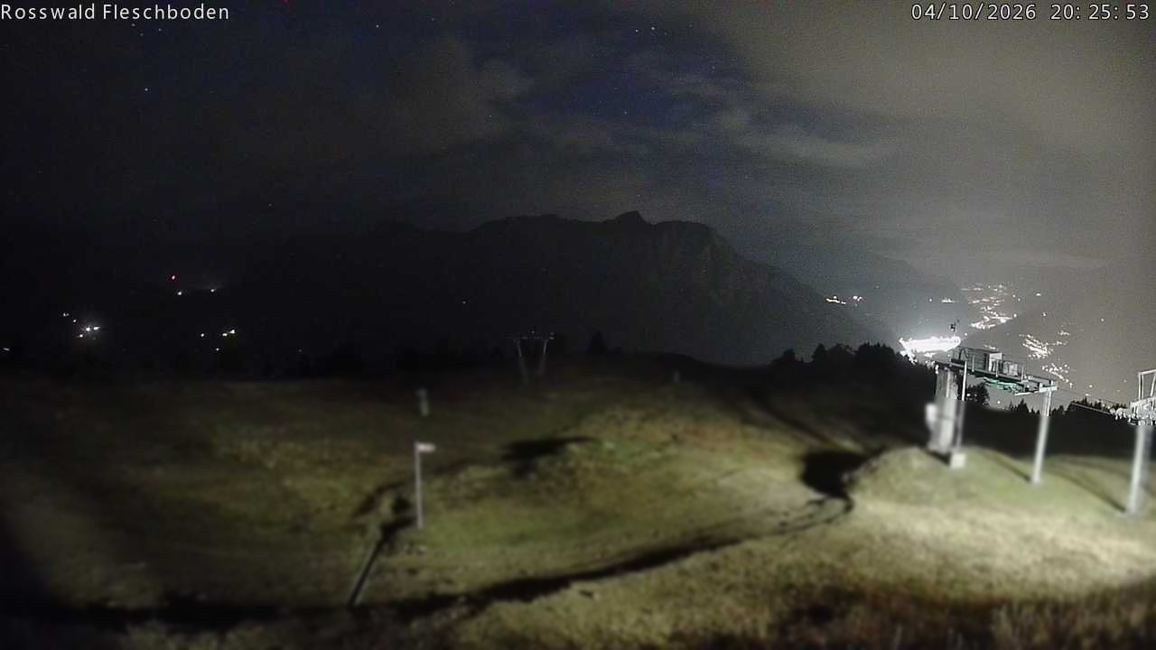 Archiv Foto Webcam Rosswald - Fleschboden