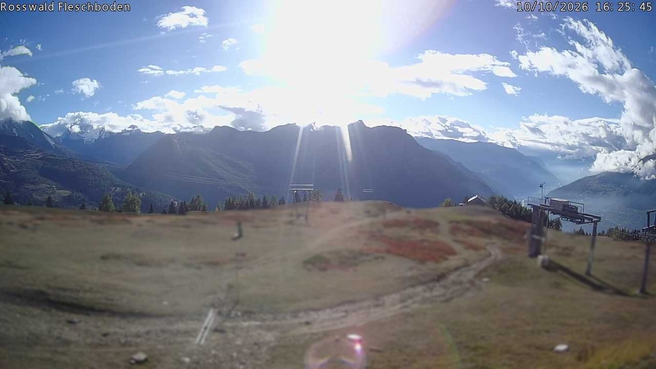 Archived image Webcam Rosswald - Fleschbodu