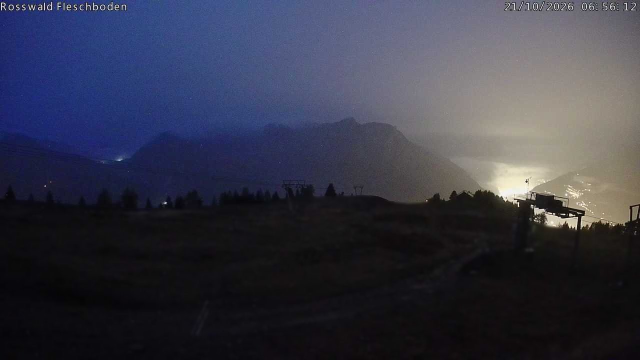 Archiv Foto Webcam Rosswald - Fleschboden