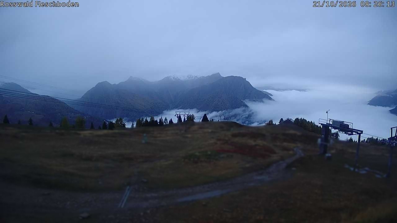 Archiv Foto Webcam Rosswald - Fleschboden