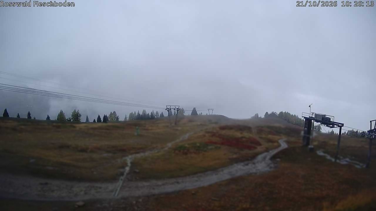 Archiv Foto Webcam Rosswald - Fleschboden