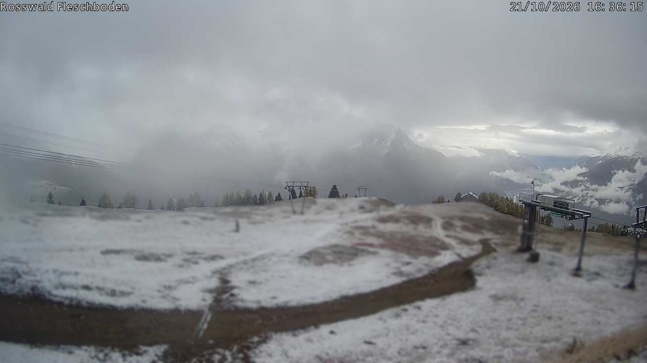 Archiv Foto Webcam Rosswald - Fleschboden