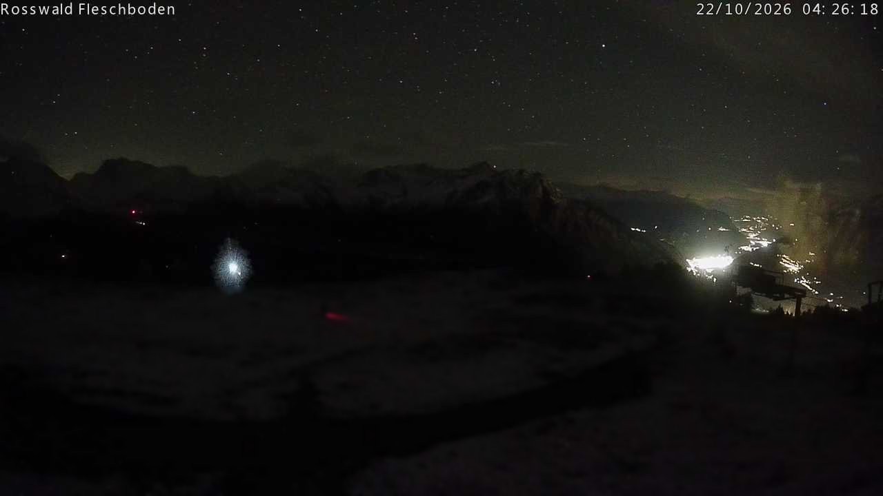 Archiv Foto Webcam Rosswald - Fleschboden