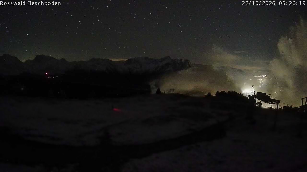 Archiv Foto Webcam Rosswald - Fleschboden