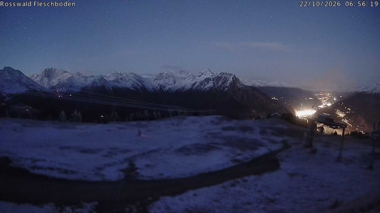 Archiv Foto Webcam Rosswald - Fleschboden