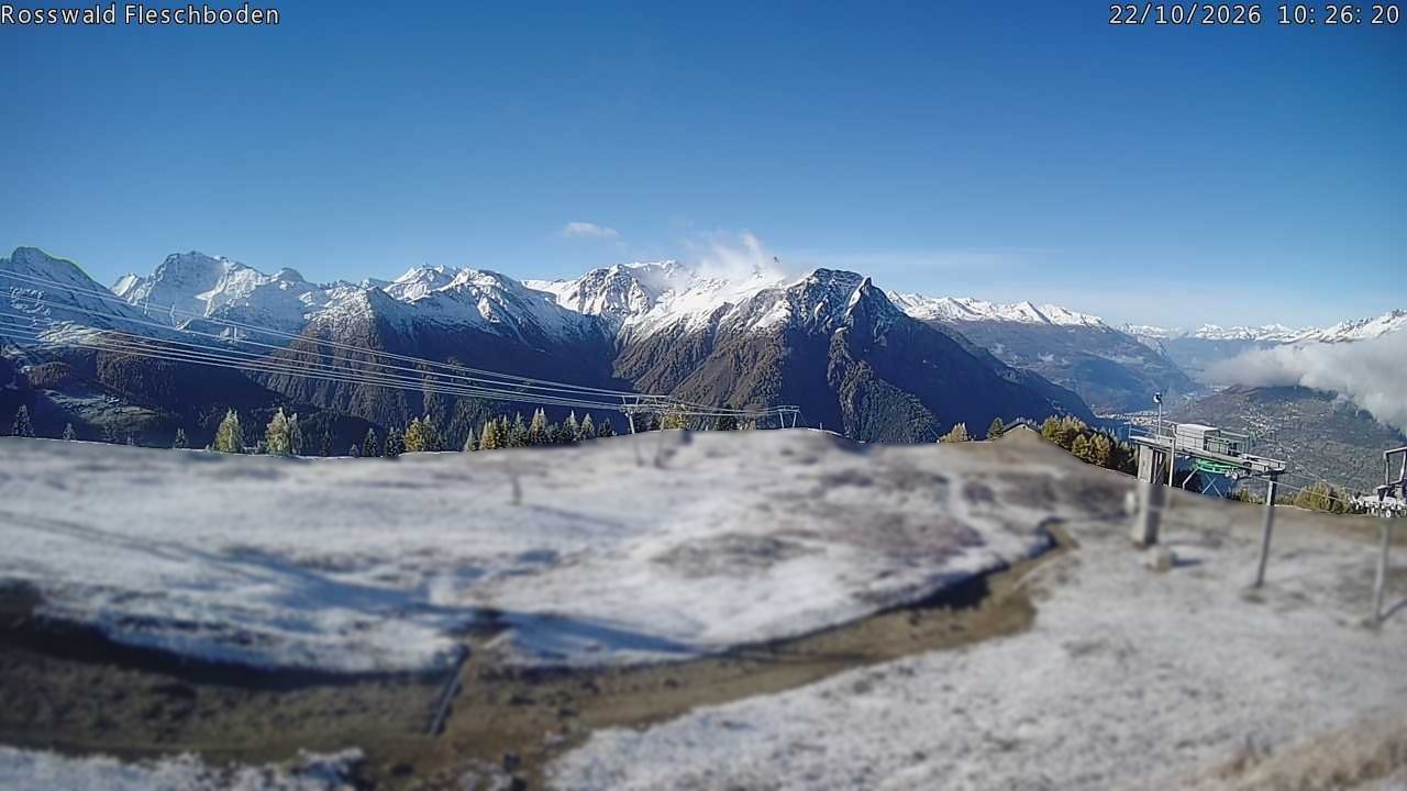 Archiv Foto Webcam Rosswald - Fleschboden